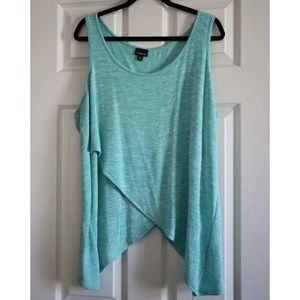 Torrid Aqua Knit Tank - 1x